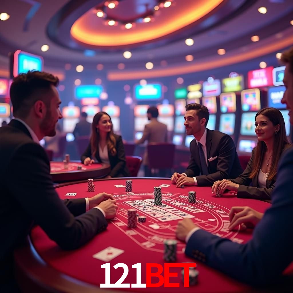 A Experiência Imersiva dos Cassinos Ao Vivo no 121bet
